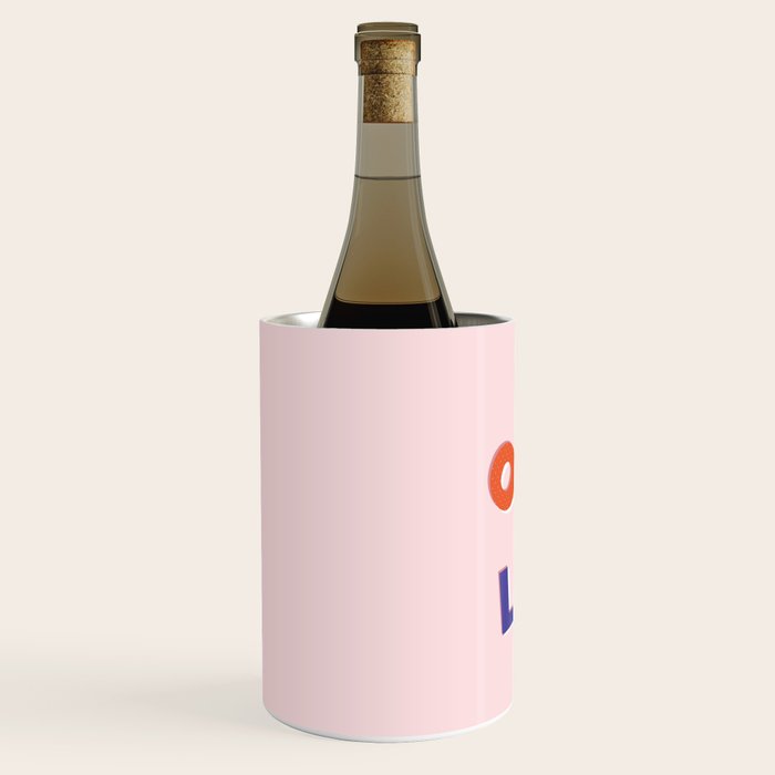OOH LA LA! colorful french typography Wine Chiller Gallery Image 2