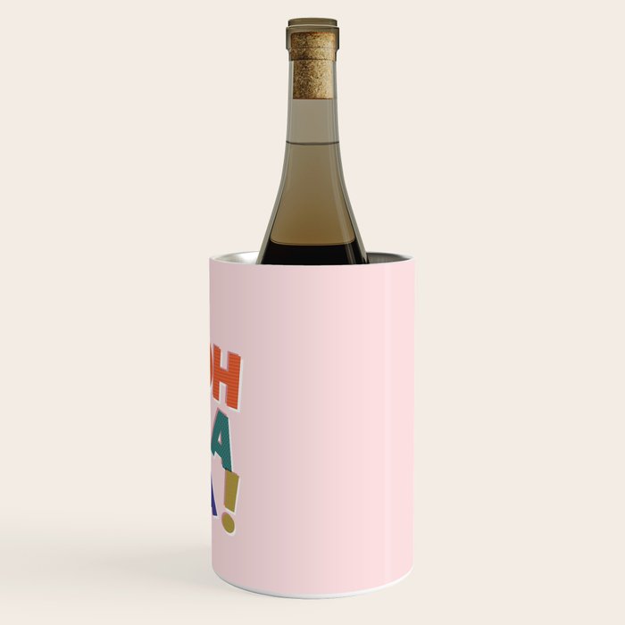OOH LA LA! colorful french typography Wine Chiller Gallery Image 3