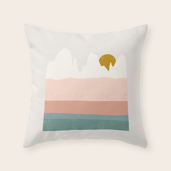 desert shades Throw Pillow Gallery Image 6