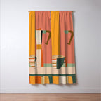 Sunset Moka Window Curtain Gallery Image 3