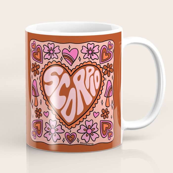 Scorpio Heart Coffee Mug Gallery Image 1