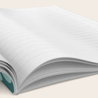 Oh, Daisy! Teal, off-white, yellow Notebook Gallery Image 2