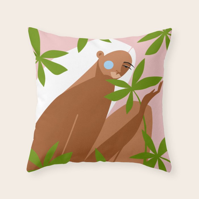 Au Naturel Throw Pillow Gallery Image 6