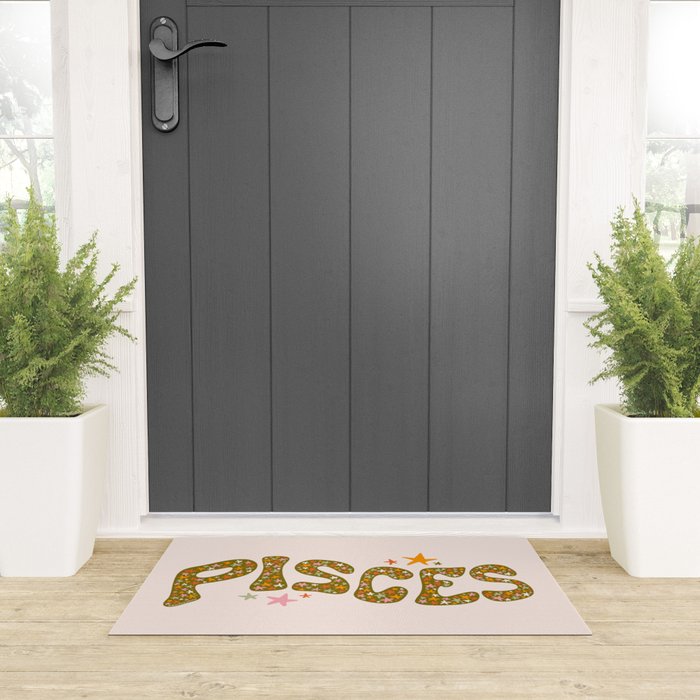 Starry Pisces Welcome Mat Gallery Image 3