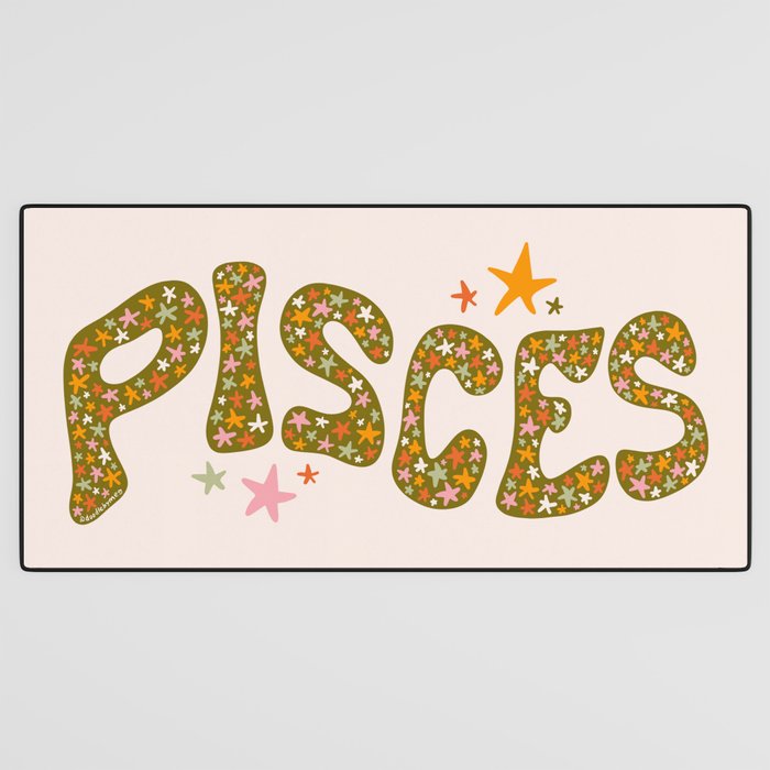 Starry Pisces Desk Mat Gallery Image 3