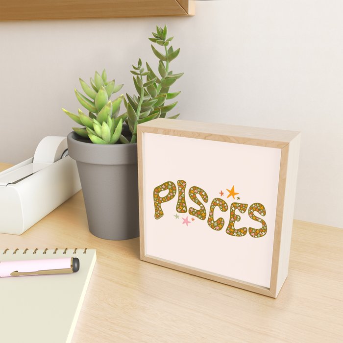 Starry Pisces Mini Art Print Gallery Image 2