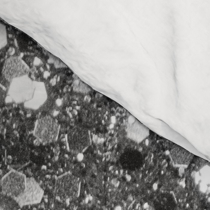 Soft Silver Gray Glitter #1 (Faux Glitter - Photography) #shiny #decor #art #society6 Comforter Gallery Image 4