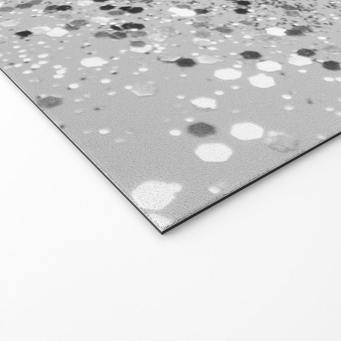 Soft Silver Gray Glitter #1 (Faux Glitter - Photography) #shiny #decor #art #society6 Welcome Mat Gallery Image 2