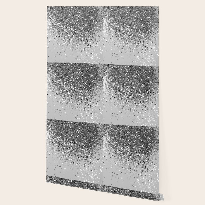 Soft Silver Gray Glitter #1 (Faux Glitter - Photography) #shiny #decor #art #society6 Wallpaper Gallery Image 2