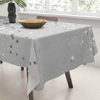 Soft Silver Gray Glitter #1 (Faux Glitter - Photography) #shiny #decor #art #society6 Tablecloth Gallery Image 3