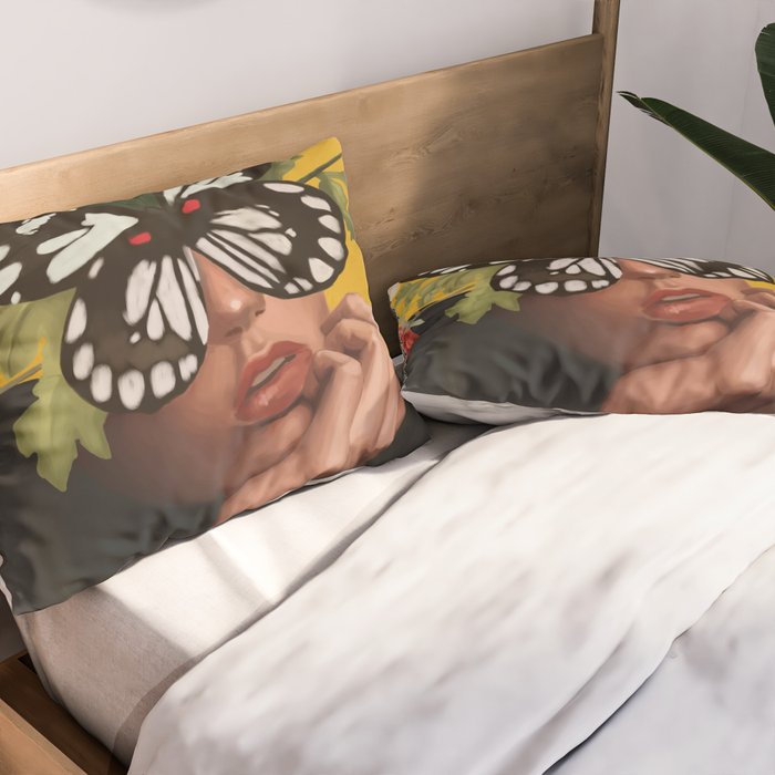 Obscured Beauty Pillow Sham Gallery Image 2