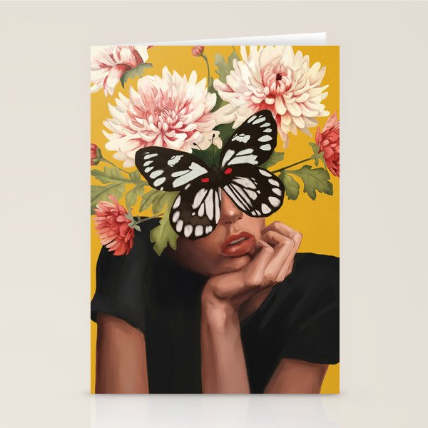 Obscured Beauty Stationery Card Gallery Image 1