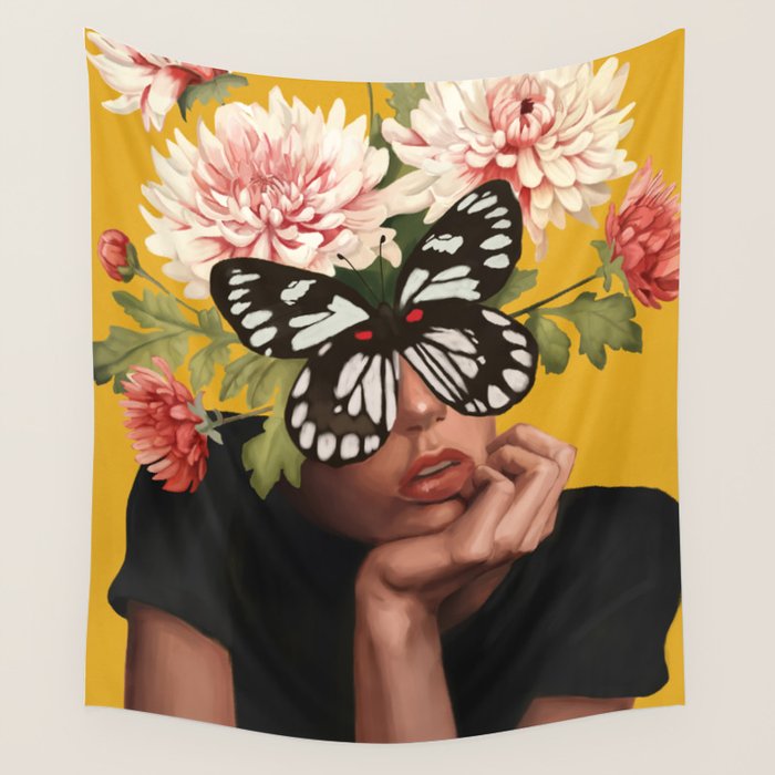 Obscured Beauty Wall Tapestry Gallery Image 4