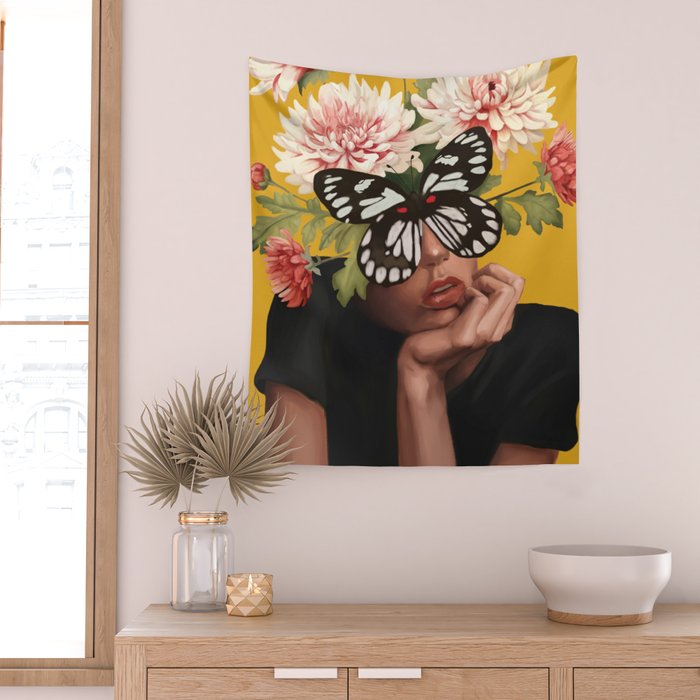 Obscured Beauty Wall Tapestry Gallery Image 2