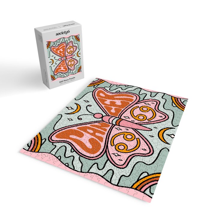 Cancer Butterfly Jigsaw Puzzle Gallery Image 2