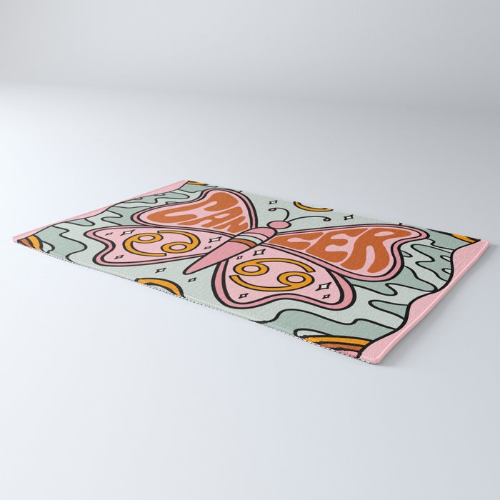 Cancer Butterfly Rug Gallery Image 3