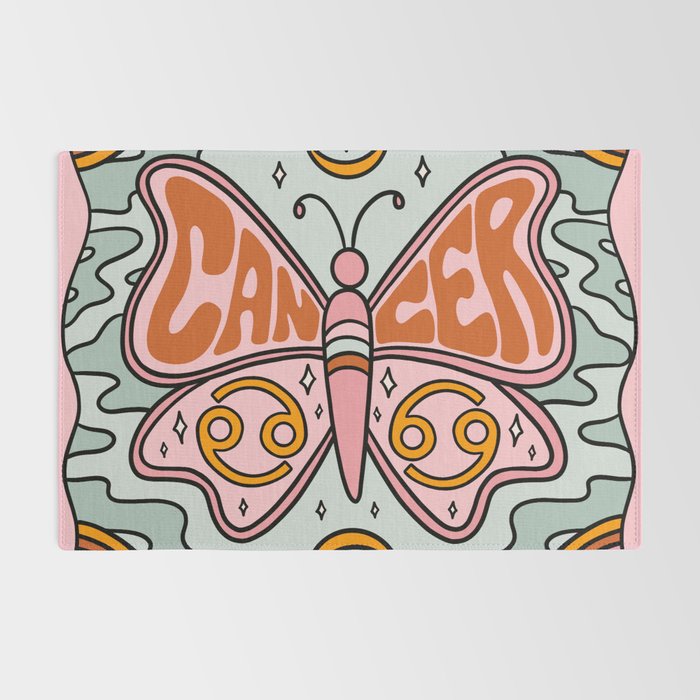 Cancer Butterfly Rug Gallery Image 2