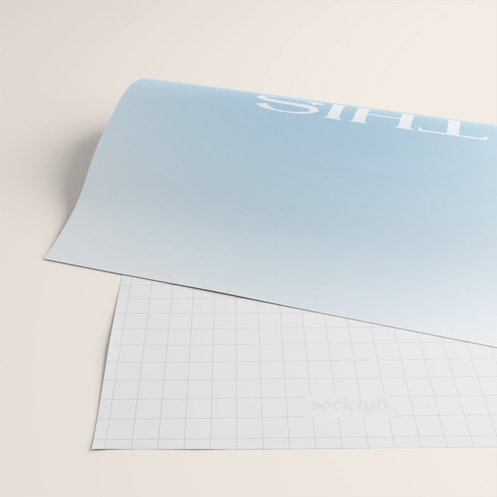 This Must Be The Place Baby Blue Wrapping Paper Gallery Image 2