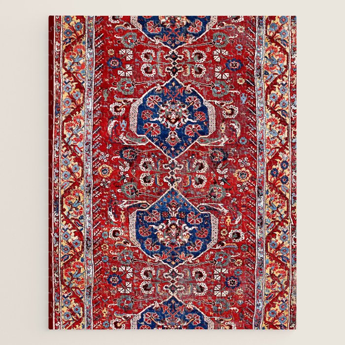 Demirci Kula 18th Century Anatolian Rug Print Jigsaw Puzzle Gallery Image 1