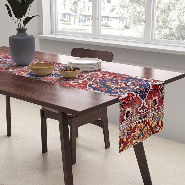 Demirci Kula 18th Century Anatolian Rug Print Table Runner Gallery Image 2