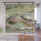 Alligator Study  Wall Mural Gallery Image 1