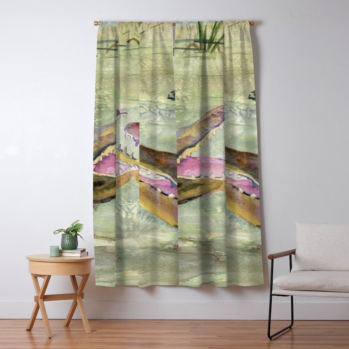 Alligator Study  Window Curtain Gallery Image 1