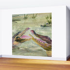 Alligator Study  Wall Mural Gallery Image 2