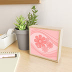 Groovy Floral Daydream Retro 60s 70s Flowers Pretty Pastel Blush Pink Mini Art Print Gallery Image 2