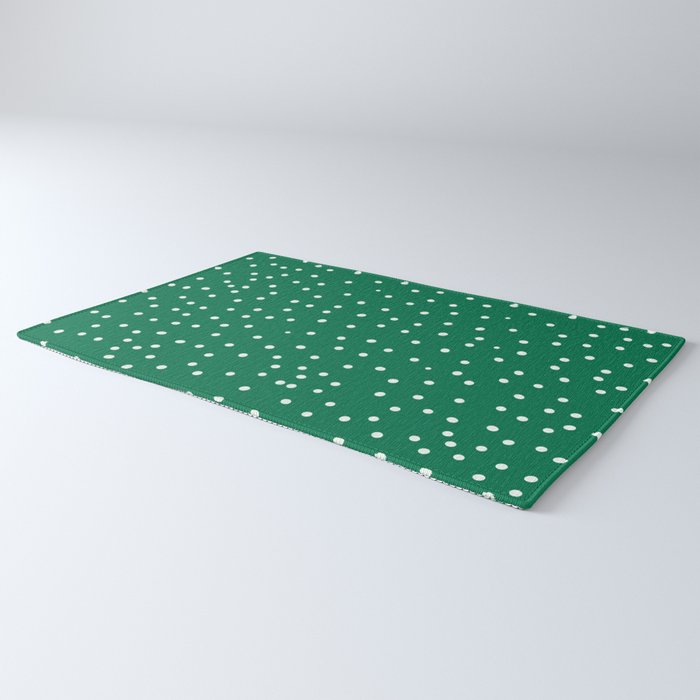 Green dotted pattern  Rug Gallery Image 3