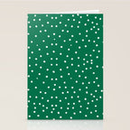 Green dotted pattern  Stationery Card Gallery Image 2