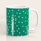 Green dotted pattern  Coffee Mug Gallery Image 1