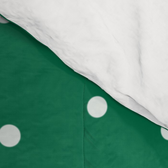Green dotted pattern  Comforter Gallery Image 4