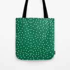 Green dotted pattern  Tote Bag Gallery Image 1