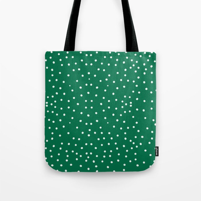 Green dotted pattern  Tote Bag Gallery Image 1