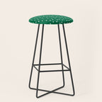 Green dotted pattern  Stool Gallery Image 1
