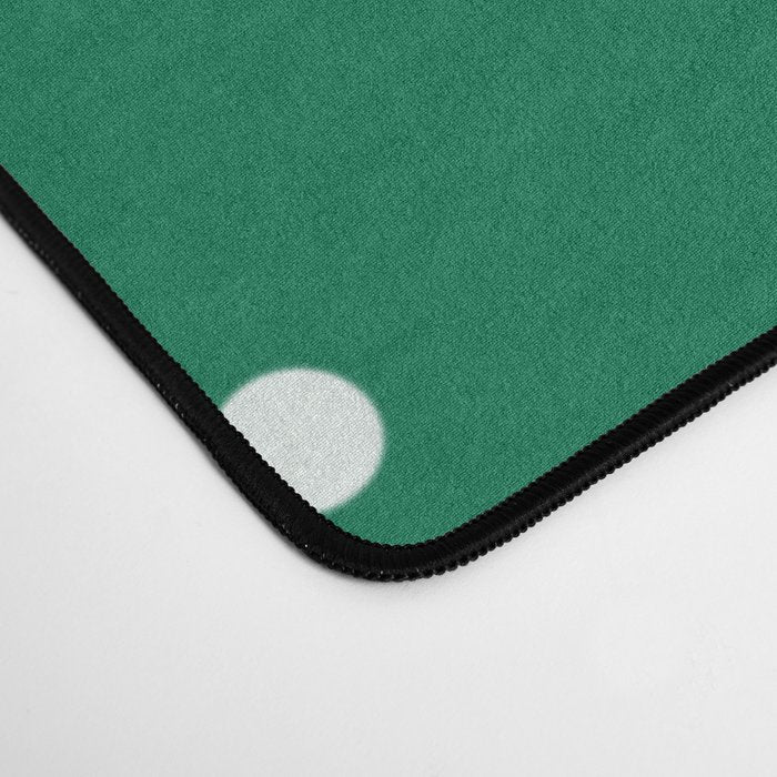 Green dotted pattern  Desk Mat Gallery Image 4