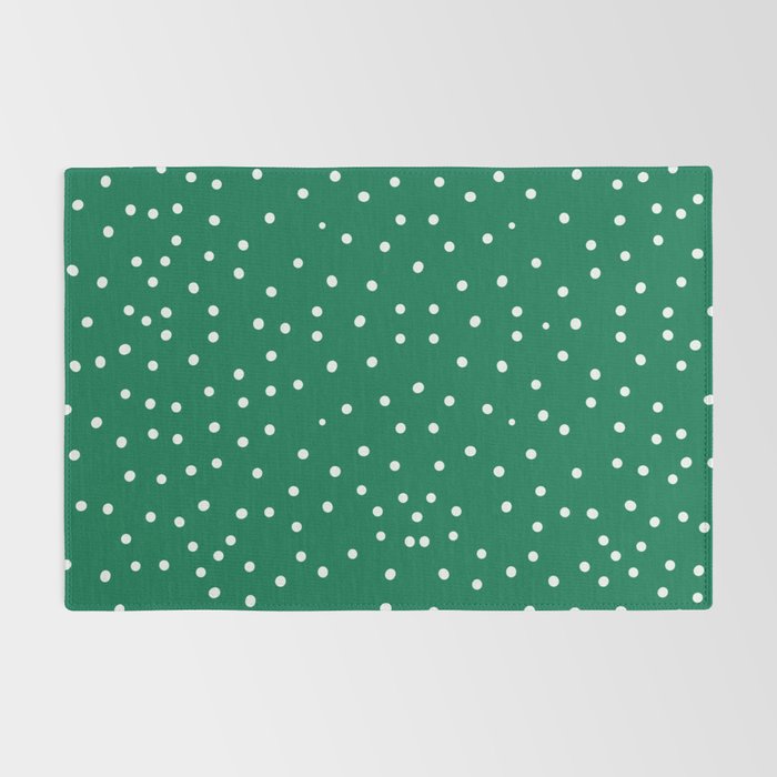 Green dotted pattern  Rug Gallery Image 2