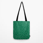 Green dotted pattern  Tote Bag Gallery Image 2