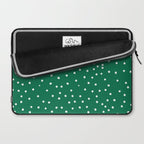 Green dotted pattern  Laptop Sleeve Gallery Image 2