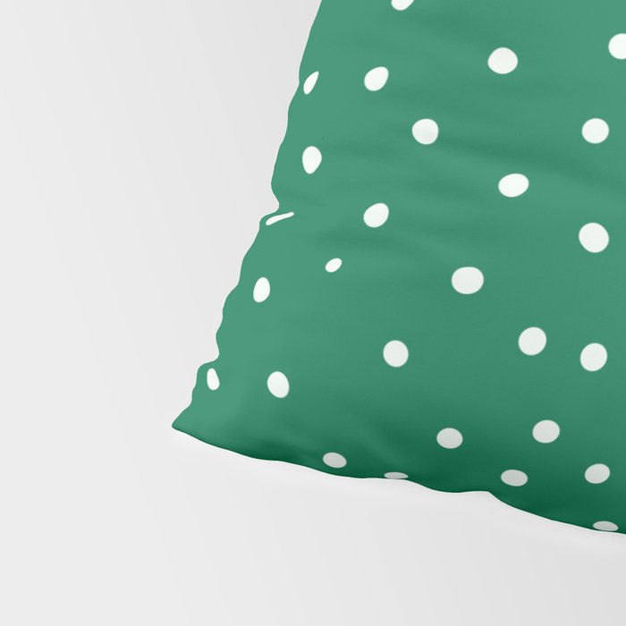 Green dotted pattern  Pillow Sham Gallery Image 4