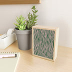 Tiger Stripes In Pink And Green Mini Art Print Gallery Image 2