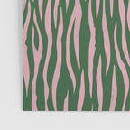 Tiger Stripes In Pink And Green Poster Gallery Image 3