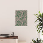 Tiger Stripes In Pink And Green Poster Gallery Image 2