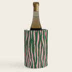 Tiger Stripes In Pink And Green Wine Chiller Gallery Image 3