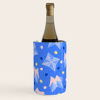 Origami Fortune Teller in Sky Blue & Peach Wine Chiller Gallery Image 2