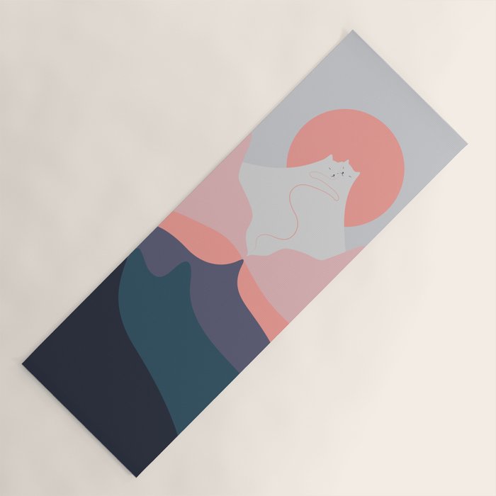 Cat Landscape 129 Yoga Mat Gallery Image 1