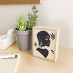 Tropical Girl /Abstract Minimal Mini Art Print Gallery Image 2