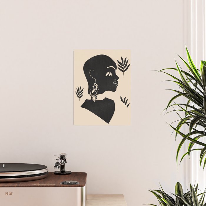 Tropical Girl /Abstract Minimal Poster Gallery Image 2