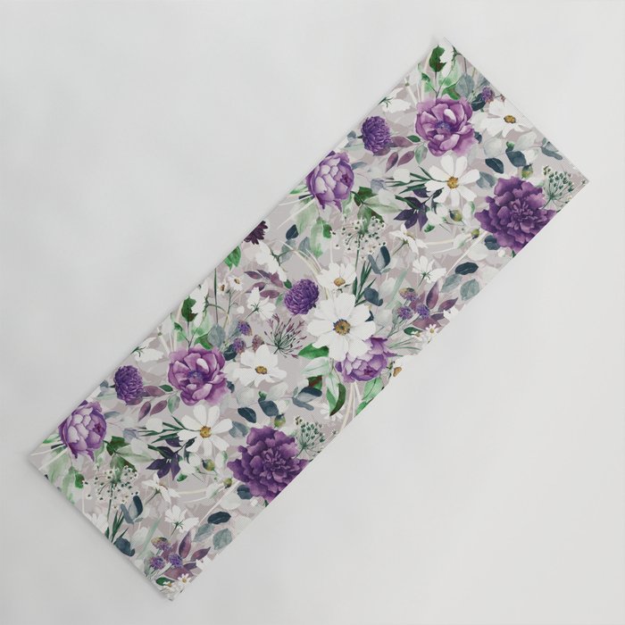Lush lilac garden Yoga Mat Gallery Image 1
