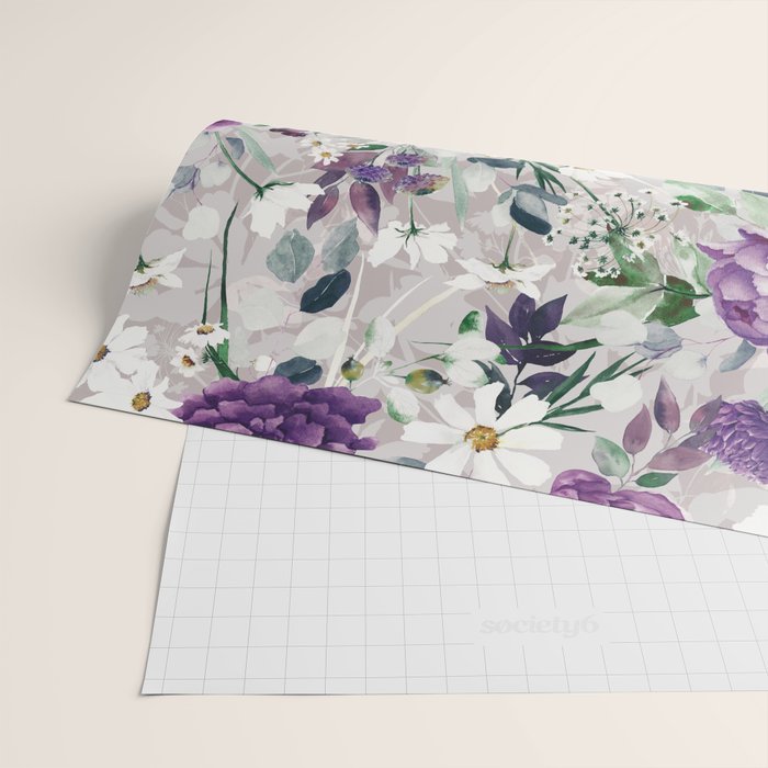 Lush lilac garden Wrapping Paper Gallery Image 2